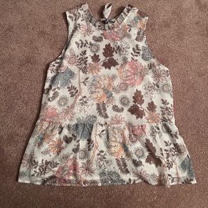 Patterned LOFT blouse!